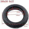 thumbnail image 4 of Scooter Tire 8 Inch 200x50 Solid Tire for Speedway Ruima Mini 4 Pro Blossomir, 4 of 5