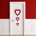 thumbnail image 2 of Northlight Heart Trio Valentine's Day Wall Decoration - 34" - Red, 2 of 5