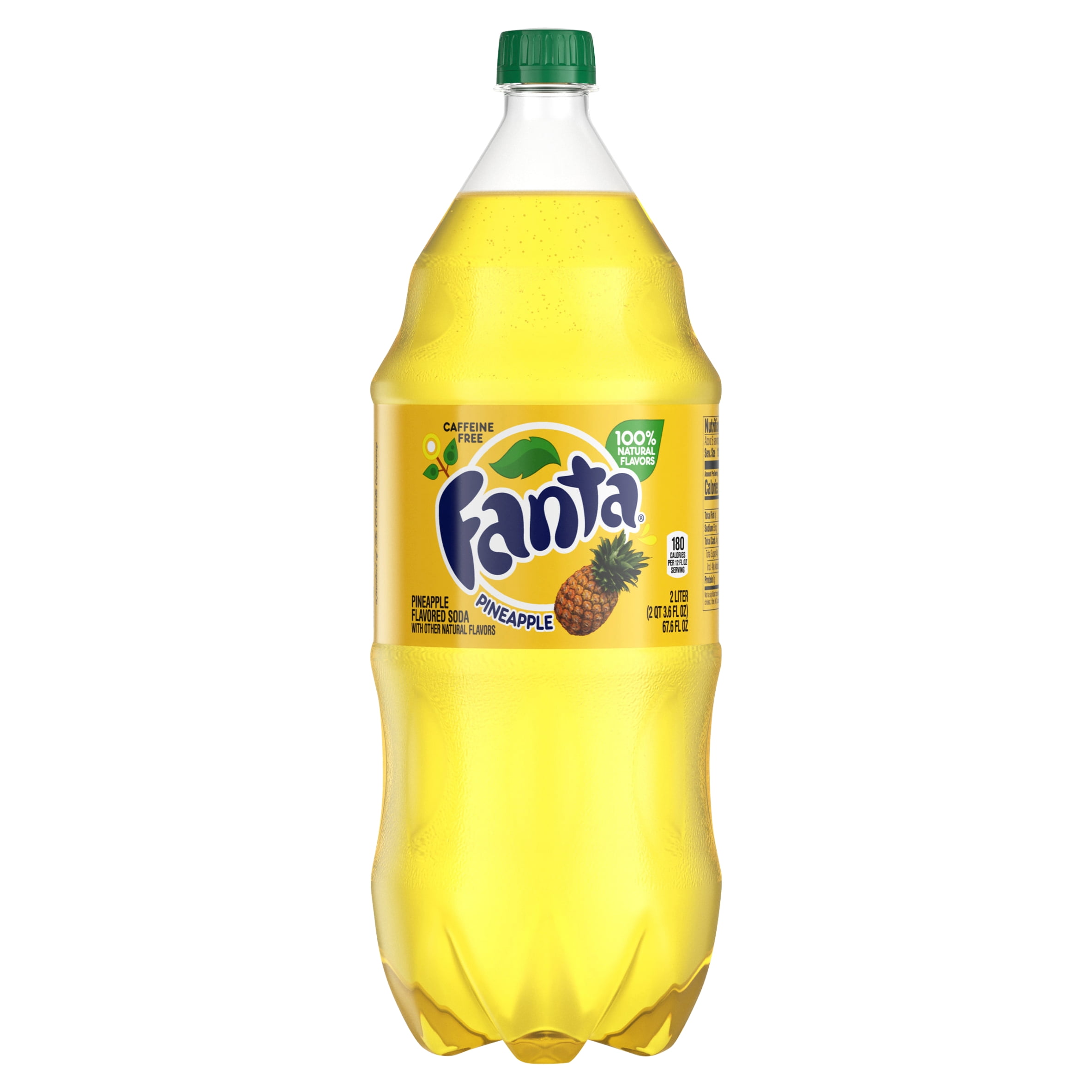 Fanta Pineapple Soda Bottle, 2 Liters