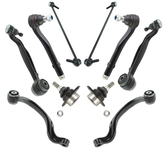 Front Control Arm Ball Joint Sway Bar Link Tie Rod Steering Suspension Kit 10pc PSA50278