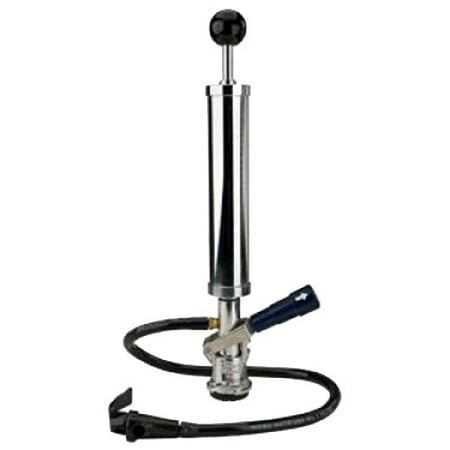 Draft Warehouse Heavy Duty Draft Beer Keg Tap Party Stainless Steel Chrome Pump 8 Inch - Standard D (Best Beer Tap System)
