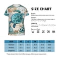 thumbnail image 2 of Wukai Watercolor Sea Turtle Youth Unisex Short Sleeve T-Shirt for Boys, Girls, Teens, and Kids-X-Large, 2 of 7