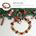 thumbnail image 3 of 1 pieza de metal, campana de Navidad, guirnalda para puerta, decoración colgante para el hogar, tienda, 3 of 5