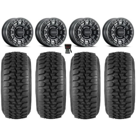 Method 415 Bdlk 15 Wheels Bk +38mm 30 Desert Series Tires Polaris RZR XP 1000 / PRO XP / Ranger XP 900/1000