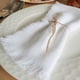 thumbnail image 5 of Juego de 6 servilletas de tela para mesa, servilletas de tela con flecos, servilletas de gasa de algodón lavables y reutilizables de 45 cm para bodas, hoteles, restaurantes, eventos y fiestas (blanco, 5 of 5