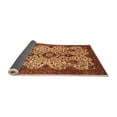 thumbnail image 2 of Ahgly Company Indoor Square Abstract Orange Modern Area Rugs, 7' Square, 2 of 4