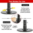 thumbnail image 3 of ZIHUI Stripper Poles 45mm Removable Dance Pole Set Spinning Pole Dance Portable Static Fitness Dancing Pole Kit for Exercise Club Party Pub Home Gym, 3 of 9