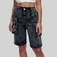 thumbnail image 1 of WILLBEST Jeans Mujer Pantalones Cortos Cargo de Mezclilla Informales para Mujer, Tiro Medio, Pierna Recta, Elásticos, Cómodos, para Verano y Otoño, Atuendos Cotidianos. Extra Grande, 1 of 5
