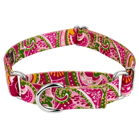 UPC: 0029741422360 | Country Brook Petz® Pink Paisley Martingale Dog Collar Extra Large