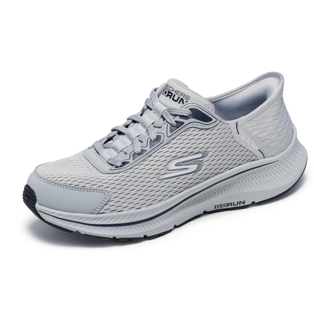 Zapatilla Skechers Go Run Consistent 2.0 Empowered para hombre, color gris claro