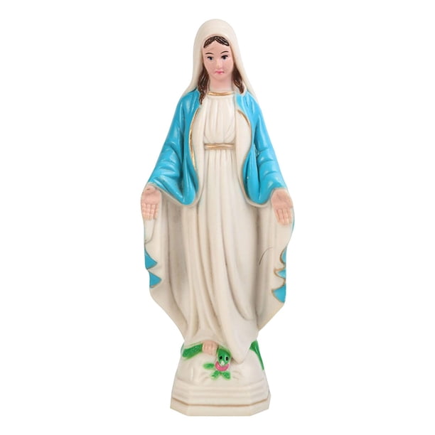 Colección creativa de estatuas de pie de la Santísima Virgen María, manualidades benditas 10cm