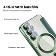 thumbnail image 3 of Allytech Wallet Case for Samsung Galaxy S24 with Card Slots & Lens Protector, Compatible with MagSafe, Slim Shockproof Anti-Scratch Clear Back Panel [RFID Blocking] Case - Darkgreen, 3 of 8