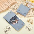 thumbnail image 4 of DIY 2Pcs Blue Jewelry Storage Bags with Brass Button Multilayer Jewelry Pouches for Earring Rings Necklaces and Gifts 8CM DIY, 4 of 9