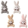thumbnail image 1 of 4 Pcs Mini Peluche Bunny Animal Lapin en Peluche Porte-Clés Pendentif (Couleur Mixte), 1 of 7