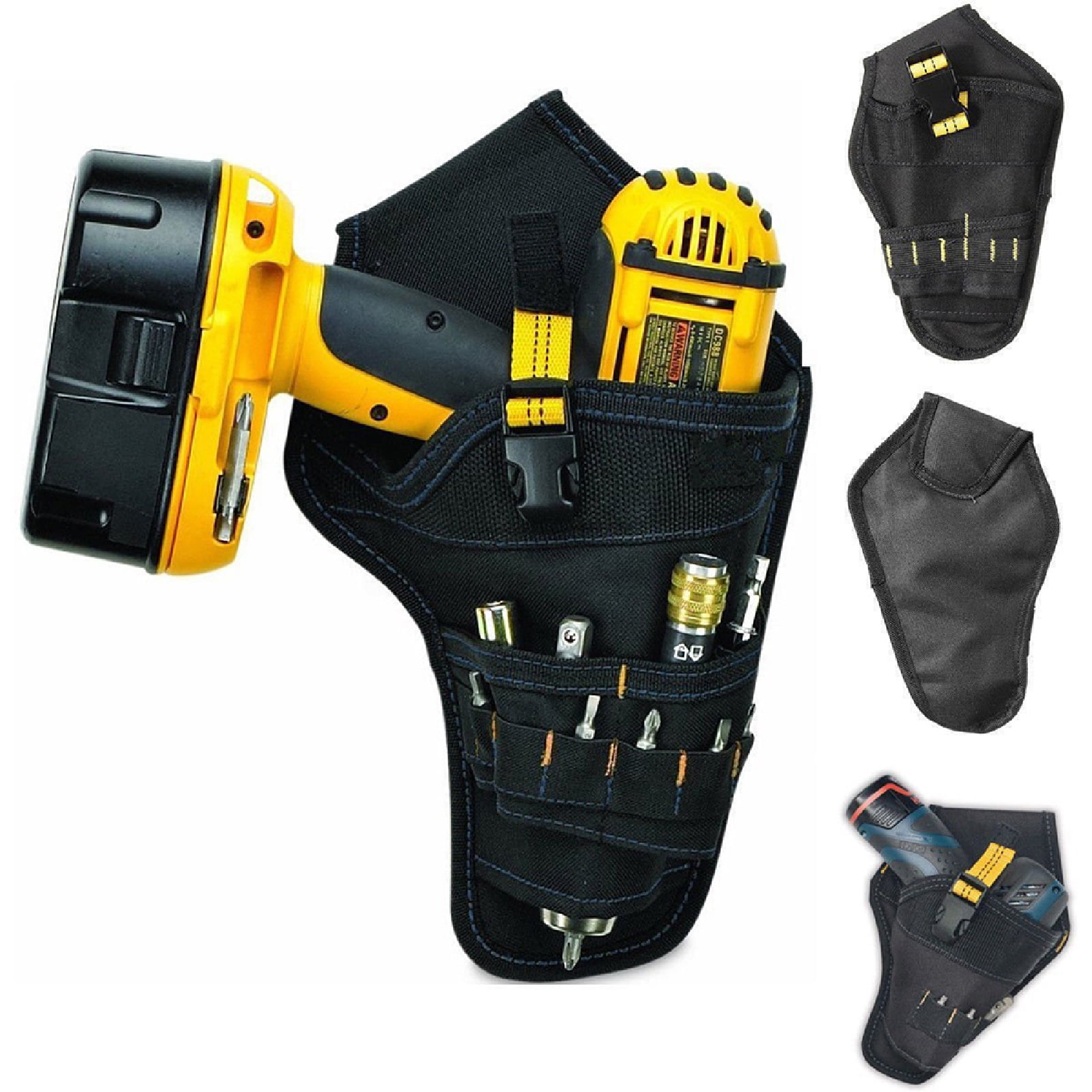 Portable Drill Holder Tool Pouch for Drill Screwdriver Waist Belt Newest Useful 