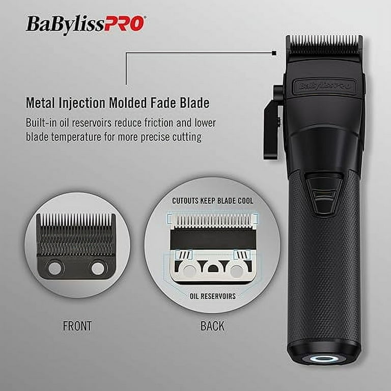 BabylissPRO BlackFX FXONE Zero-Gap Adjustable with Dual Ball BabylissPRO BlackFX FXONE Zero-Gap Adjustable with Dual Ball