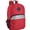 Red, variant on 17" Backpack – Reflective School Backpack with Padded Straps, Water Bottle Pockets for Kids & Adults, School Travel Camp (Red)