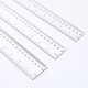 thumbnail image 3 of Paquete de regla de plástico, regla recta, herramienta de medición de plástico para estudiantes, escuela, oficina, transparente, 60cm JM, 3 of 5