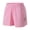 Pink, variant on Fengqque Women's Plus Size Quick Dry Athletic Shorts Camping Travel Golf Zipper Pockets Water Resistant Shorts Purple XL(XL)