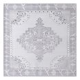 thumbnail image 3 of Unique Loom Timeless Collection Area Rug - Thomas (7' 6" Square white Gray/Gray), 3 of 11
