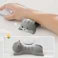thumbnail image 2 of LQQBOX 1 Pcs Cute Wrist Rest Support for Mouse Keyboard Computer Elbow Pad Arm Rest for Desk Ergonomic Kawaii Office Supplies Slow Rising Mouse Pad Cat, 2 of 7