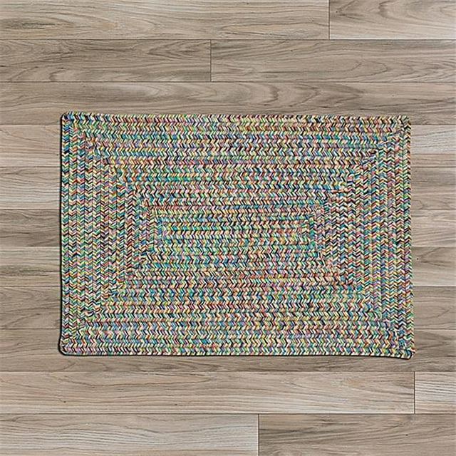 Colonial Mills Rug KC47R024X120R 2 x 10 ft. Kicks Cove Rectangle Braided Rug Bright