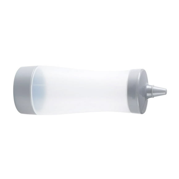 Billuyoard Botella exprimible de salsa de tomate con tapa, herramienta de decoración de pasteles de plástico, botella para ensalada, dispensador Cocina y Comedor No.01