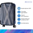 thumbnail image 4 of Maleta de Mano ABS Check In, Carry-on, Capacidad 8 kg azul Unitalla, 4 of 10
