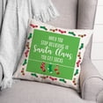 thumbnail image 3 of Creative Products When You Stop Believing 16 x 16 Spun Poly Pillow, 3 of 3