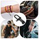 thumbnail image 2 of Hebilla de Pulsera de Paracord Uxcell [10PCS] - Hebilla de Metal Ajustable en Forma de U para Pulseras y Cinturones [Cabeza Plana Negra], 2 of 6