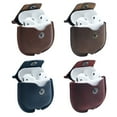 thumbnail image 6 of AirPod 1, 2 Leather Case with Keychain and Button Lock Compatible with Apple Airpods 1, 2 Made with Genuine Horse Cow Leather - Legacy Snap (Brown), 6 of 6
