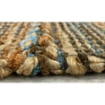 thumbnail image 2 of Ox Bay Braided Light Blue 2 ft. x 5 ft. Hand-Woven Natural Jute Area Rug, 2 of 8