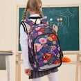 thumbnail image 7 of FORMRS Unisex School Backpack 17" Student Travel Bag with Laptop Compartment, Beautiful Floral Pattern, 7 of 7
