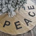 thumbnail image 2 of The Peace Jute Tree Skirt - 60", 2 of 2