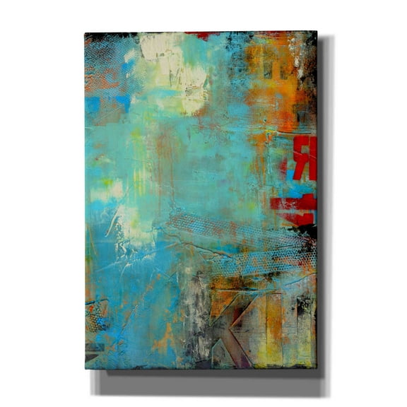 Epic Graffiti 'Detour 84 II' by Erin Ashley, Giclee Canvas Wall Art, 18"x26"