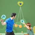 thumbnail image 3 of kurtrusly Indoor Hanging Table Tennis Trainer Self Workout Set Button Portable green 1 Paddle, 3 of 9