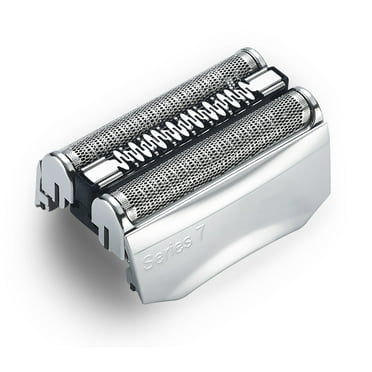 70S Electric Shaver Head Replacement Braun Series 7 - Silver Cassette Compatible with Models 720, 760, 790, 799, 797 - 1 Pack