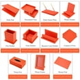 thumbnail image 5 of BERPET 11-Piece PU Leather Desk Organizer Set with Desk Pad & Tray, 5 of 6