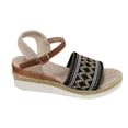 thumbnail image 2 of Womens Dress Sandals, Xunlbb Women's Summer Size Wedge Fish Mouth Roman Sandals(Black,Size:36), 2 of 9
