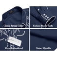 thumbnail image 3 of COOFANDY Men's Cowboy Button Up Western Shirts Cotton Embroidered Long Sleeve Shirt, 3 of 6