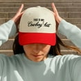 thumbnail image 3 of This Is My Cowboy Hat Embroidered Funny Cap, Trendy Western-Inspired Baseball Hat for Women and Men, Statement Headwear for Rodeo, Travel, or Everyday Outfits, 3 of 5