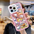 thumbnail image 1 of Sanrios Hello Kitty Phone Case For iPhone 15 14 13 12 11 Mini Pro Max X XR XSMax 6S 6 7 8 Plus SE20 Transparent Cover, 1 of 1