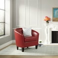 thumbnail image 2 of OSP Home Furnishings Ethan Fabric Tub Chair with Dark Espresso Wood Legs, 2 of 4