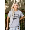 thumbnail image 3 of Flawless Braless Lawless Attitude Women's Plus Size Graphic Tee Brisco Brands 5X, 3 of 5