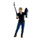 thumbnail image 3 of 1/64 a escala Angler figura figura de resina mini accesorios fotográficos de fotografía Props decorativos Modelo de pesca Carácter de pesca con, 3 of 8