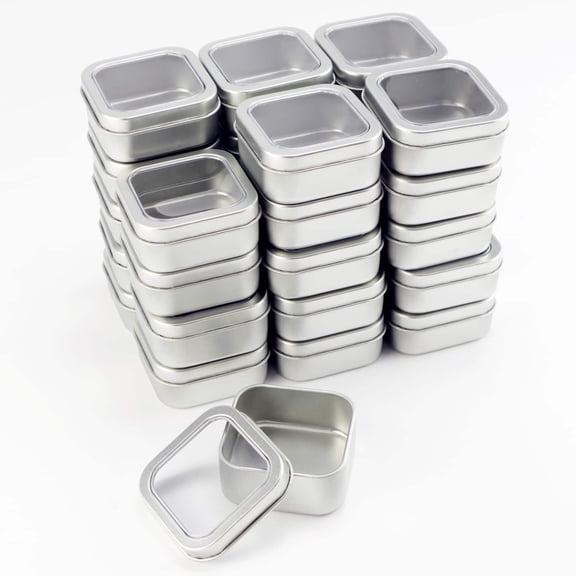 2.25"x 2.25"x1" Tin Favor Box Set Occasions by Celebrate It 30ct