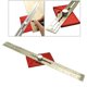 thumbnail image 5 of Ruler de ángulo de carpintería Herramienta de medición de ángulo de precisión de carpintería para bricolaje Magideal Ruler de ángulo de carpintería, 5 of 8