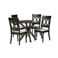 thumbnail image 2 of Baxton Studio Jessie Modern Grey Fabric and Dark Brown Finished Wood 5-Piece Dining Set, 2 of 7