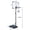 Transparent + Iron#128, variant on Portable Basketball Hoop System Stand Height Adjustable 7.5ft-9.2ft with 32 Inch Backboard and Wheels for Youth Adults Indoor Outdoor Basketball Goal