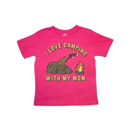 

Inktastic I Love Camping with My Mom Gift Toddler Boy or Toddler Girl T-Shirt